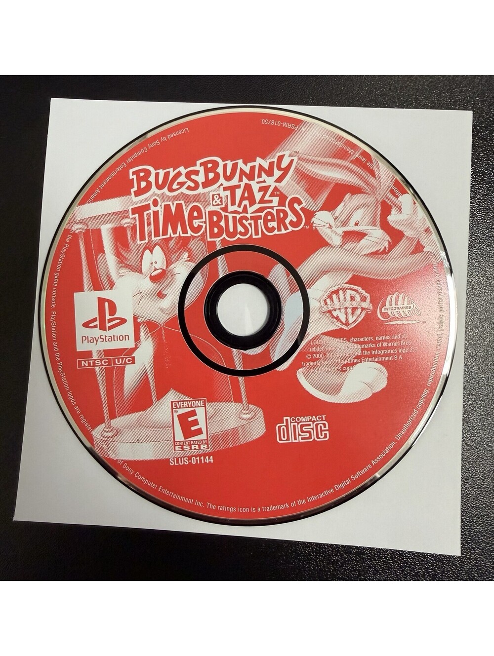 Bugs Bunny & Taz: Time Busters (Sony PlayStation 1, PS1, 2000) Disc Only!